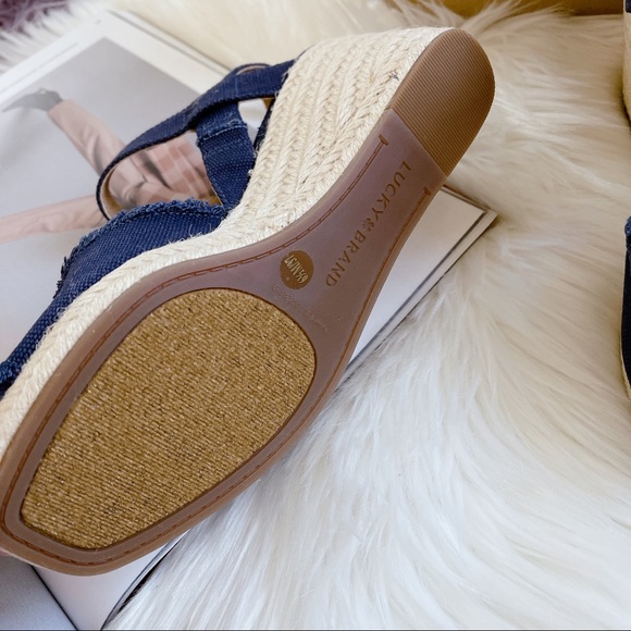 Lucky Brand Mindra Wedge sandals - Navy - Picture 5 of 8